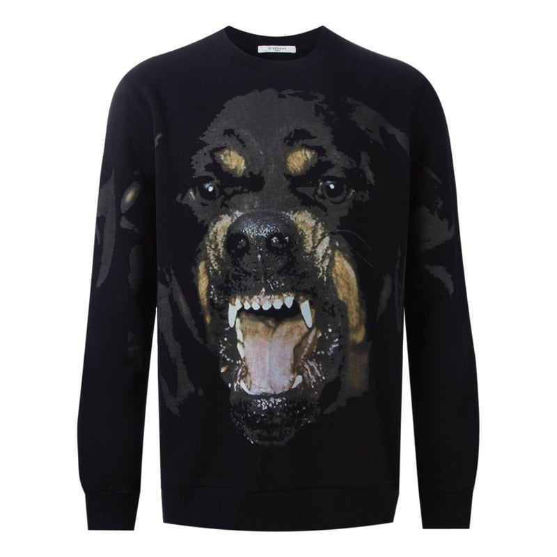 Givenchy Rottweiler Print Cotton Sweatshirt. Size M