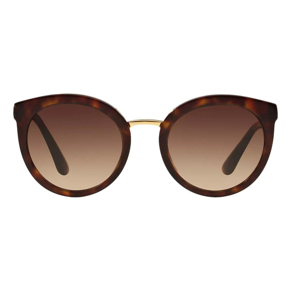 Dolce & Gabbana Tortoise Round Sunglasses