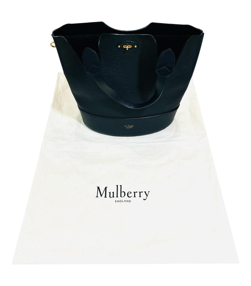 Mulberry Grained Leather Lily Tote Bag Shush London