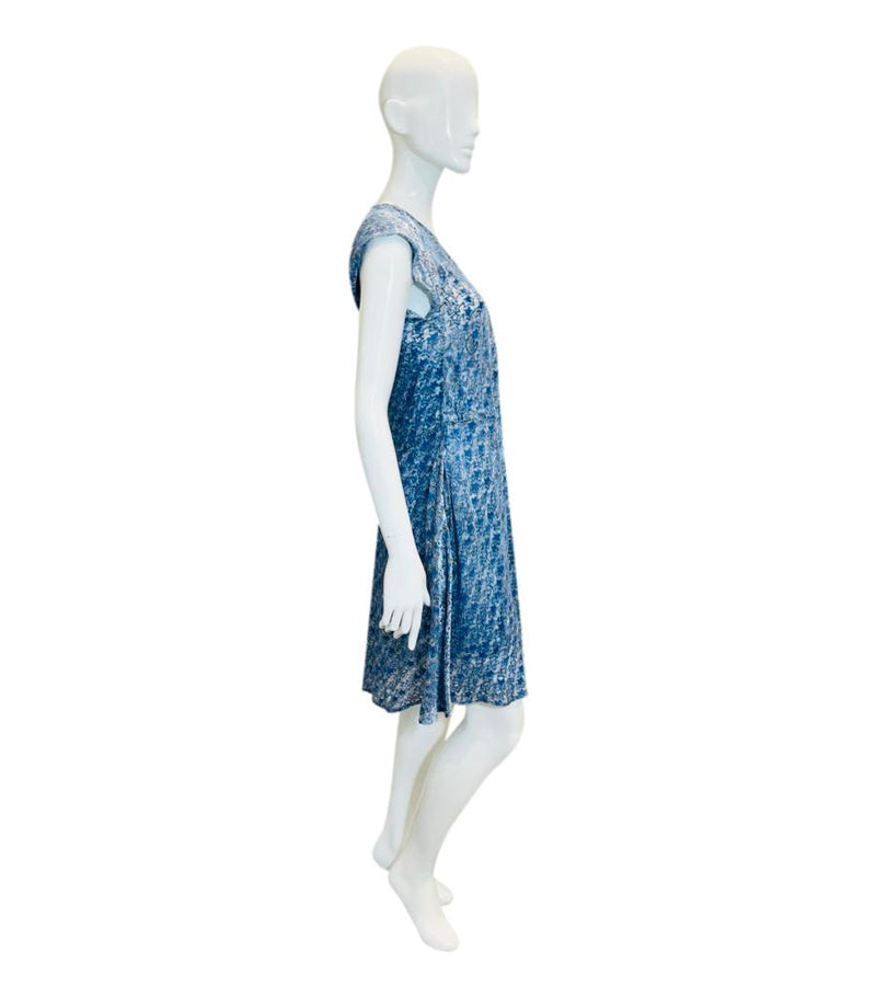 Zadig & Voltaire Printed Silk Blend Dress. Size XS