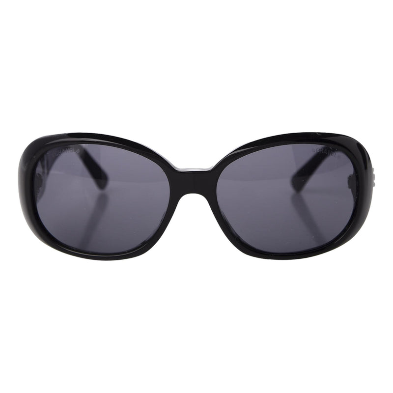 Chanel Camellia 'CC' Logo Sunglasses