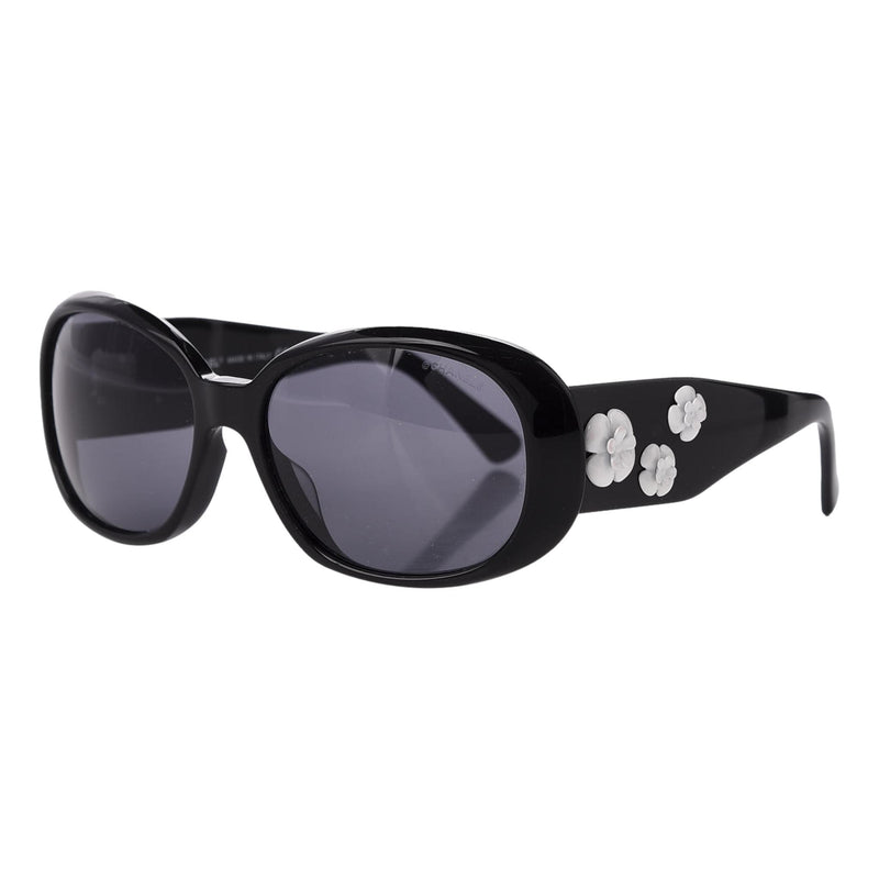 Chanel Camellia 'CC' Logo Sunglasses