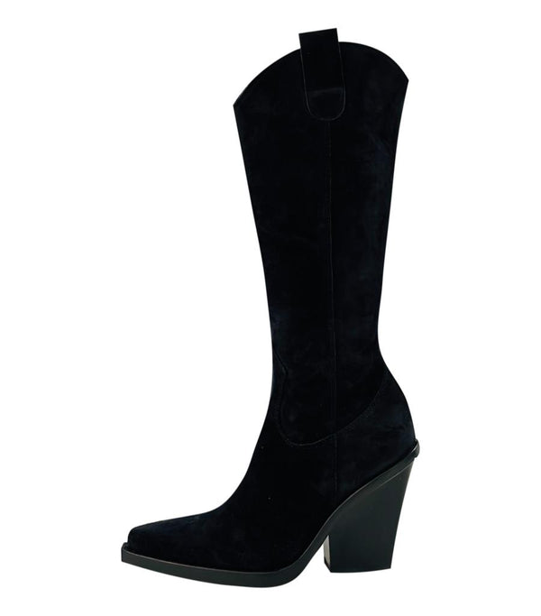 Paris Texas Suede Knee-High Boots. Size 35