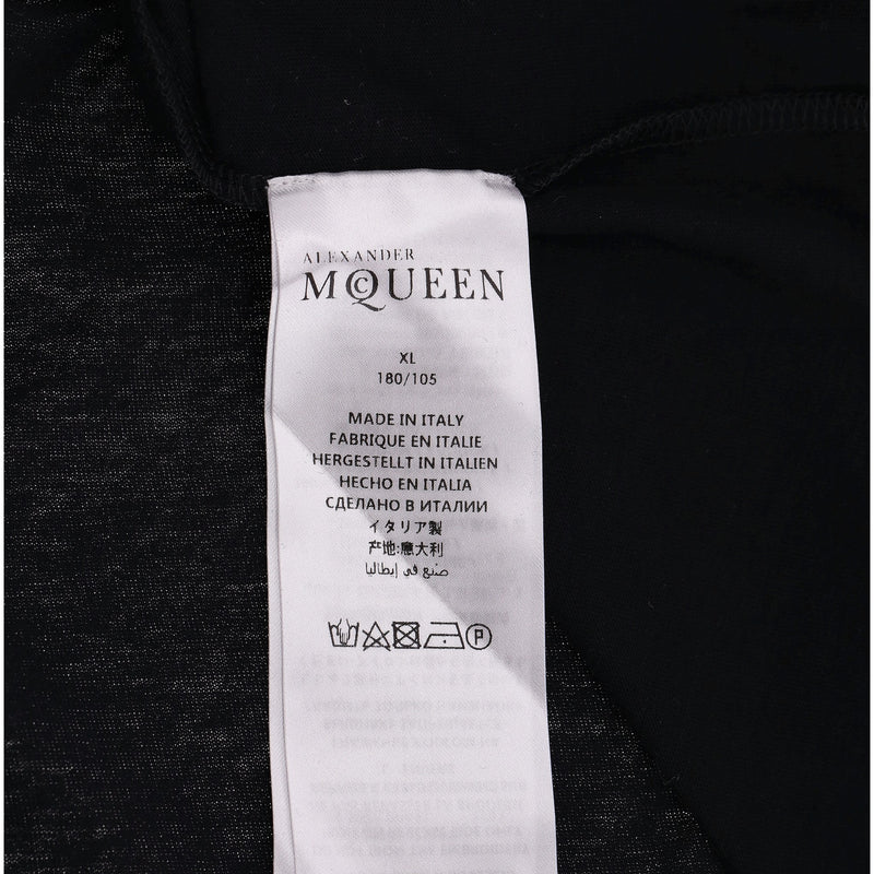 Alexander McQueen Embroidered Cotton T-Shirt. Size XL