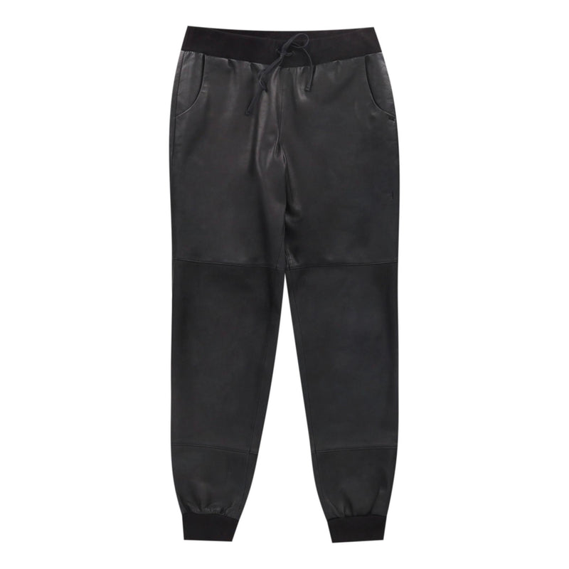 Alexander McQueen Lambskin Leather Joggers. Size S