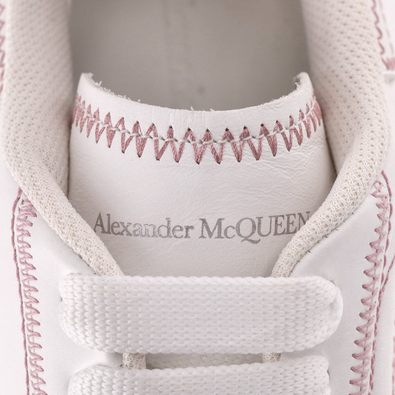 Alexander McQueen Sprint Runner Embroidered Leather Sneakers. Size 40