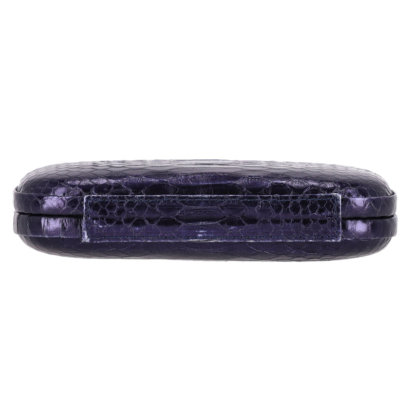 Anya Hindmarch Snake-Embossed Leather Clutch Bag