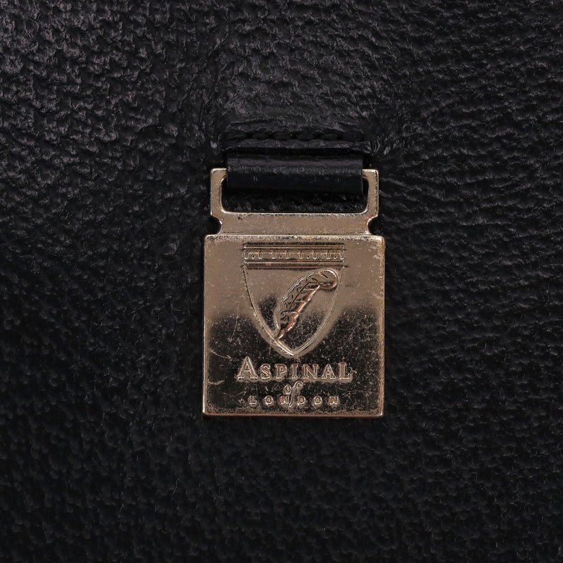 Aspinal Of London Leather Designer Cabin Suitcase