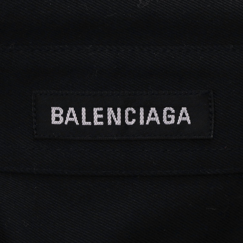 Balenciaga Double-Sleeve Logo Shirt. Size 38IT