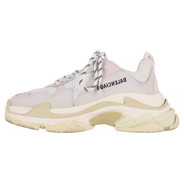 Balenciaga Triple S Leather & Nylon Sneakers. Size 38