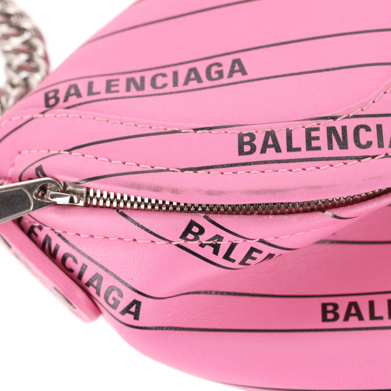 Balenciaga Logo Souvenir Leather Belt Bag