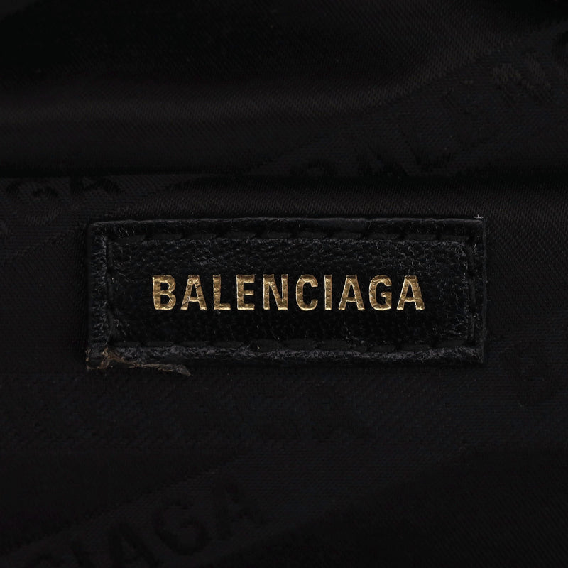 Balenciaga Logo Souvenir Leather Belt Bag