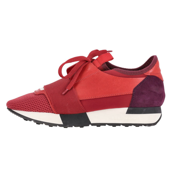 Balenciaga Race Runner Leather Suede Sneakers. Size 36 Shush London