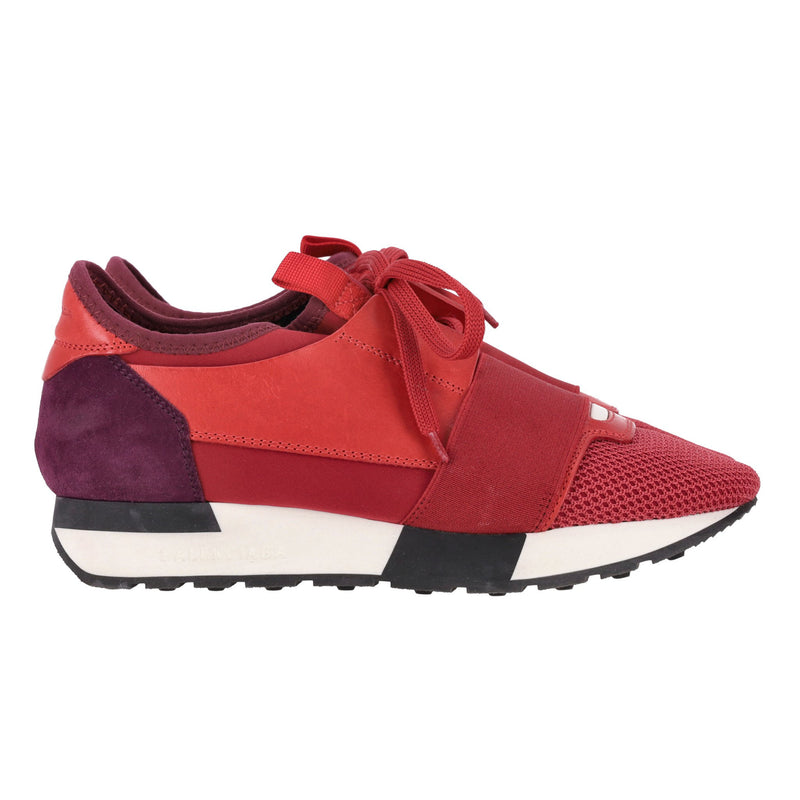 Balenciaga Race Runner Leather & Suede  Sneakers. Size 36