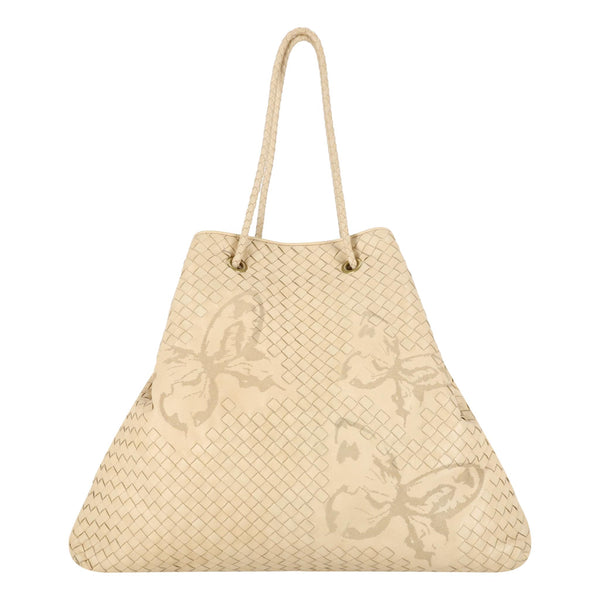 Bottega Veneta Butterfly Embossed Woven Leather Bag