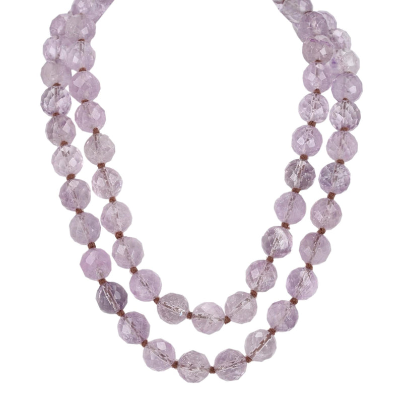 Bottega Veneta Rose Quartz Beaded Necklace &amp; Matching Earrings Set