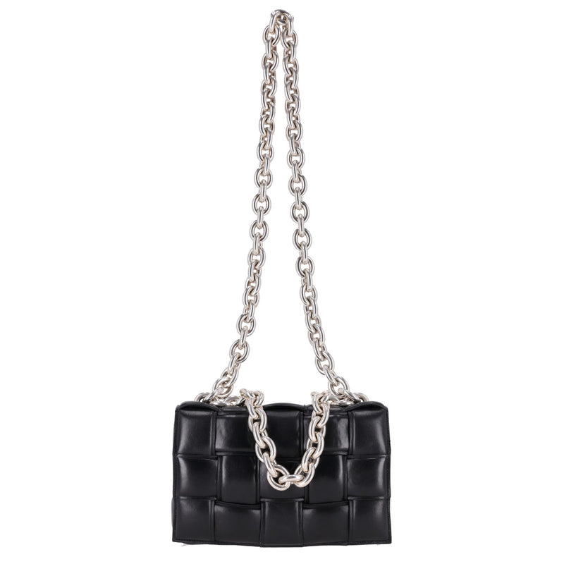 Bottega Veneta Chain Cassette Medium Leather Crossbody Bag