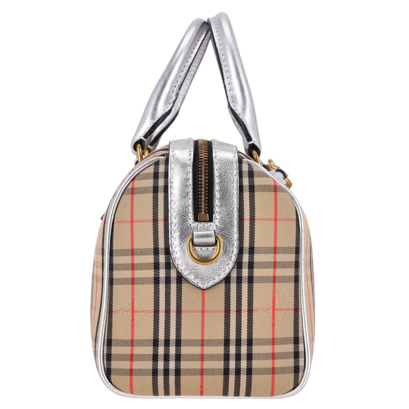 Burberry 1983 Nova Check Chain Link Bowling Bag