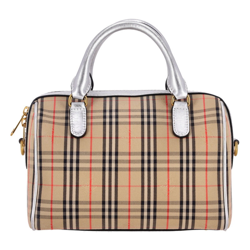 Burberry 1983 Nova Check Chain Link Bowling Bag