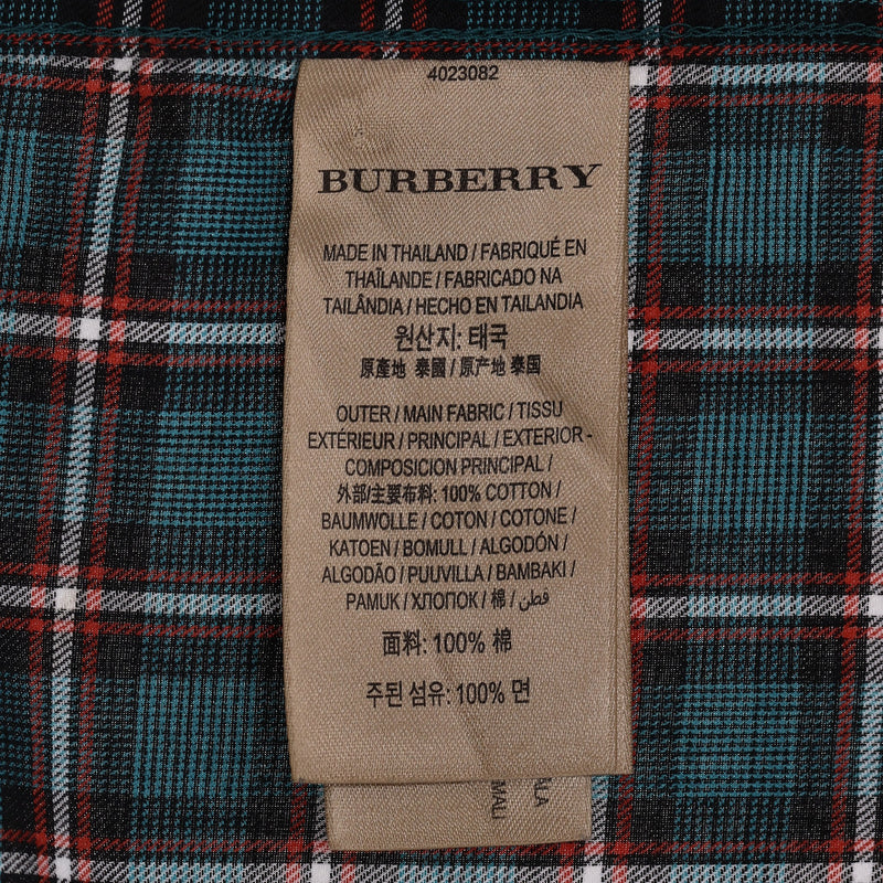 Burberry London Checked Cotton Shirt. Size XL