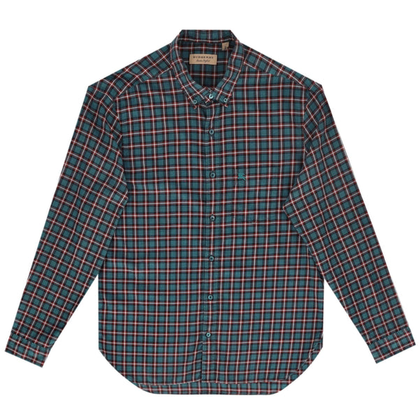 Burberry London Checked Cotton Shirt. Size XL