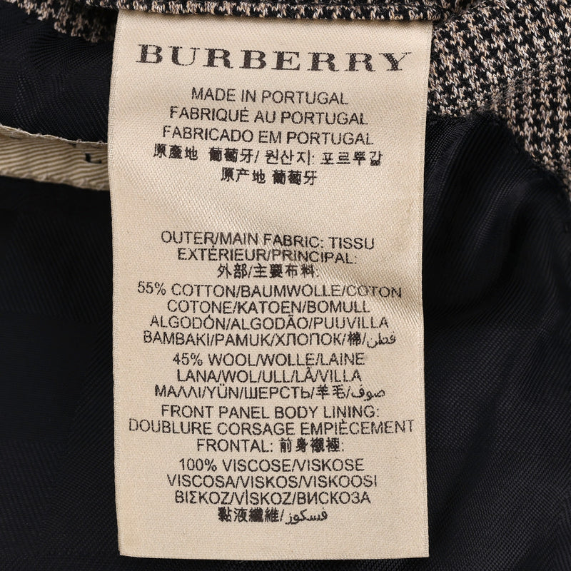 Burberry London Wool & Cotton Blend Jacket. Size 52FR