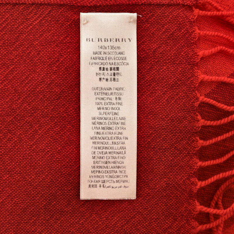 Burberry Colette Checked Merino Wool Shawl