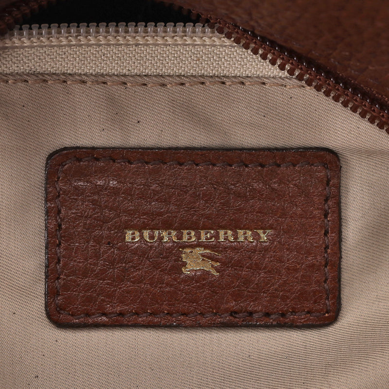 Burberry Woven Wool Handbag