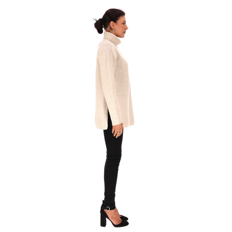 Celine Merino Wool & Yak Turtleneck Jumper. Size XS