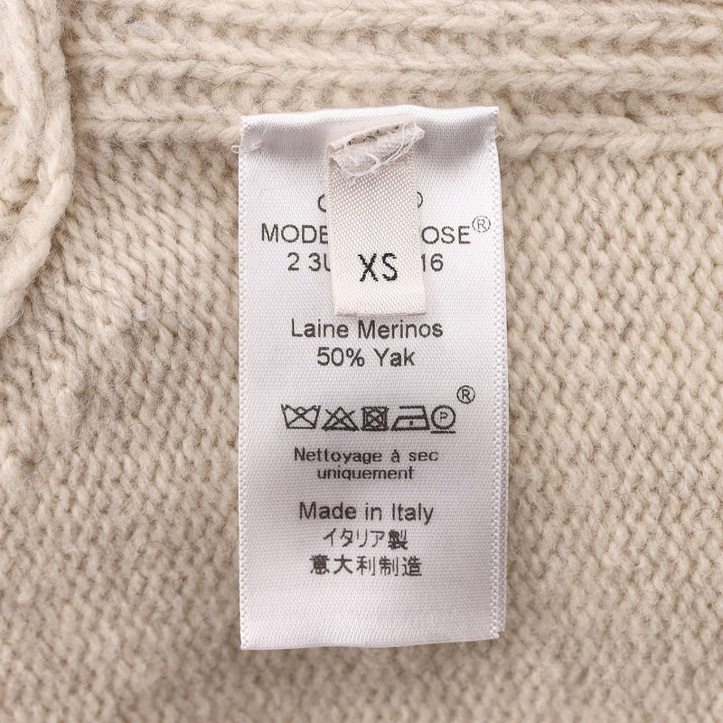 Celine Merino Wool & Yak Turtleneck Jumper. Size XS