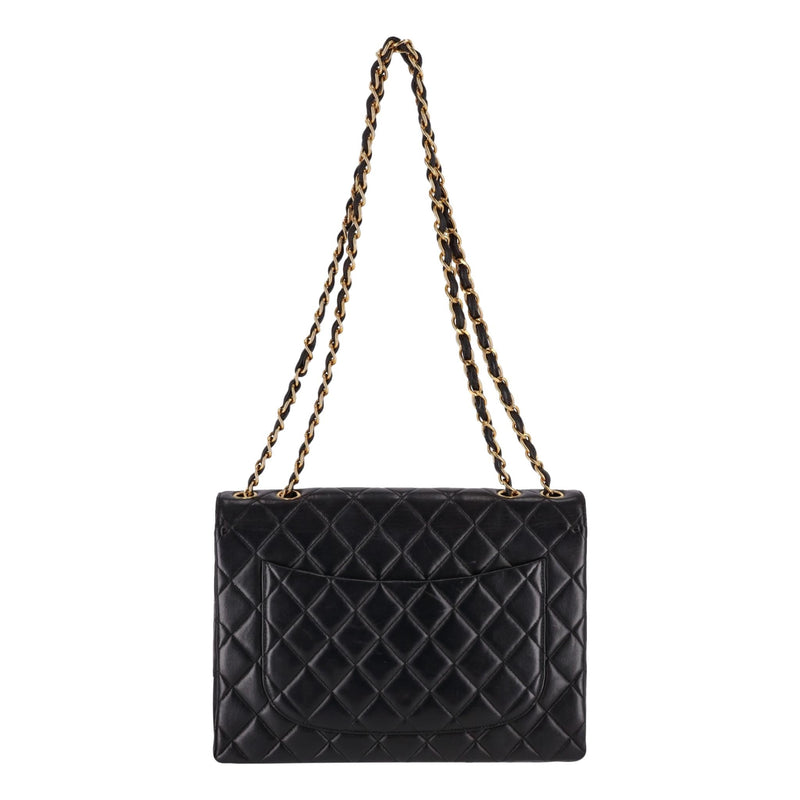 Chanel Jumbo Vintage Lambskin Leather Quilted Timeless Bag