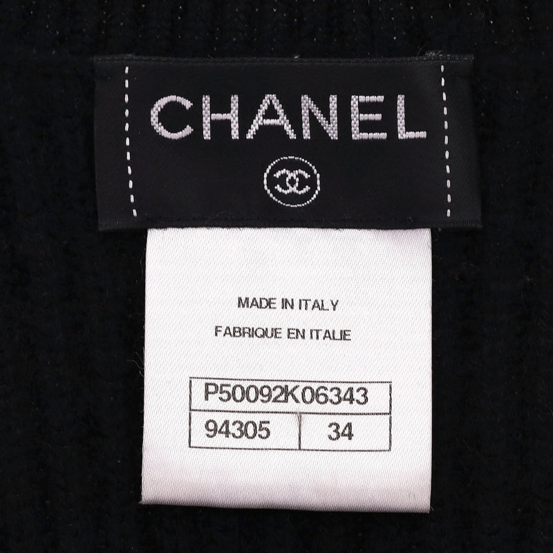 Chanel Cashmere Camellia Flower Design Top/Jumper. Size 34FR