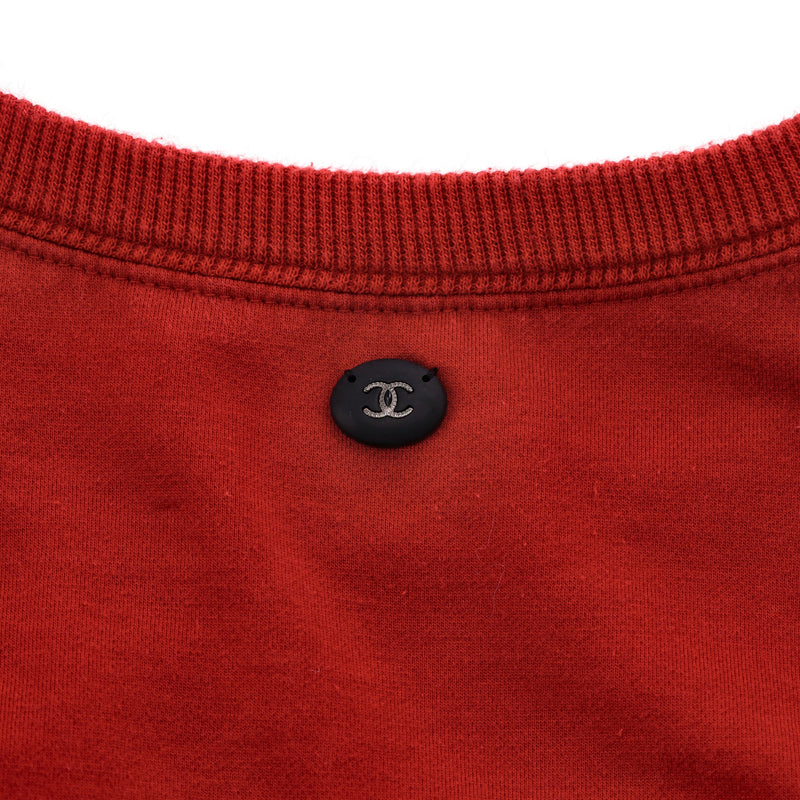 Chanel 'Gabrielle Chanel' Cotton Sweatshirt. Size 38FR