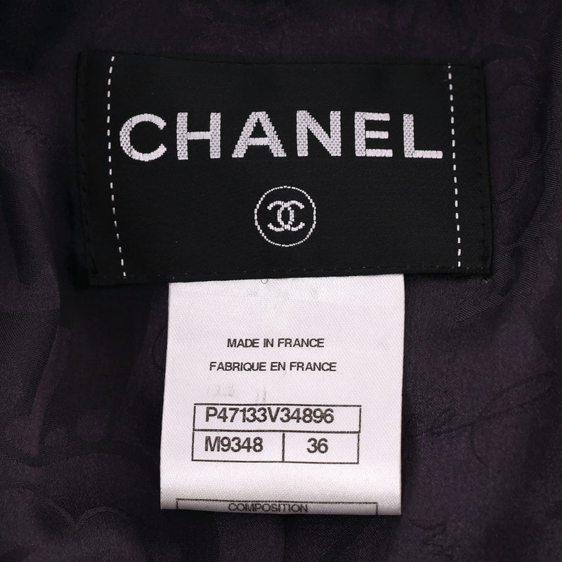 Chanel Globalisation Tweed Coat. Size 36FR