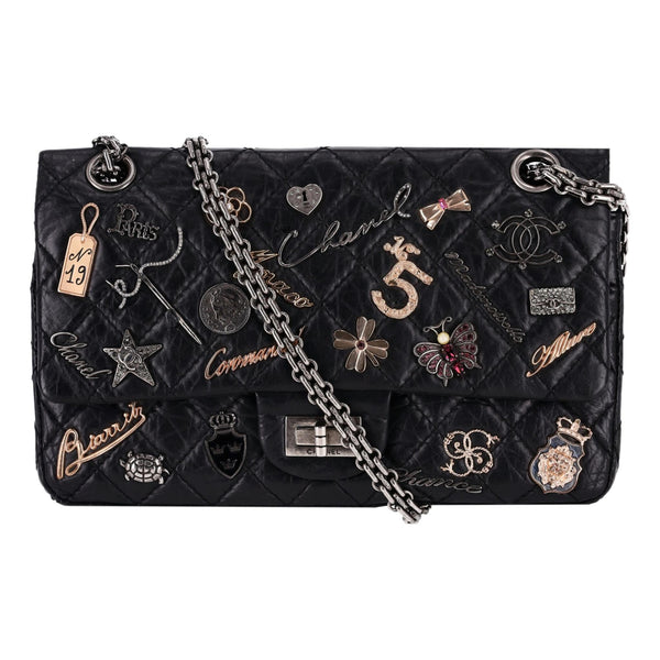 Chanel Ltd Edition Reissue 2.55 Lucky Charm Double Flap Leather Bag