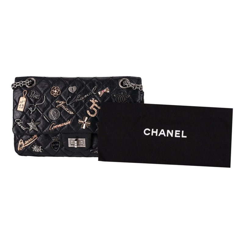 Chanel Ltd Edition Reissue 2.55 Lucky Charm Double Flap Leather Bag