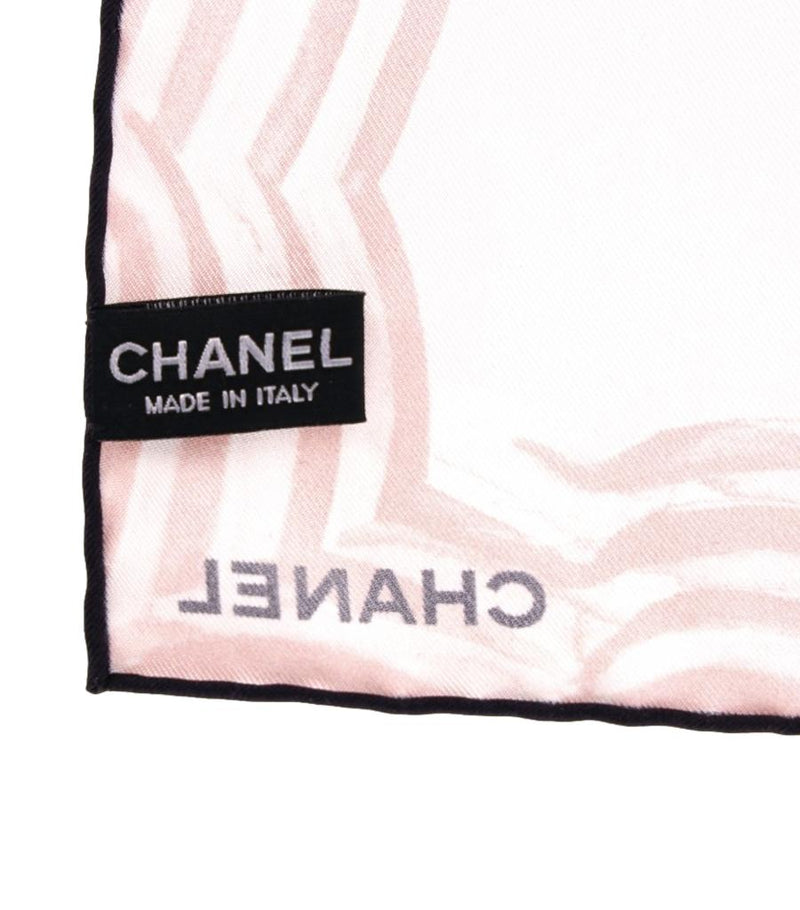 Chanel 'CC' Logo Silk Scarf