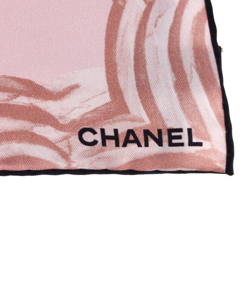 Chanel 'CC' Logo Silk Scarf