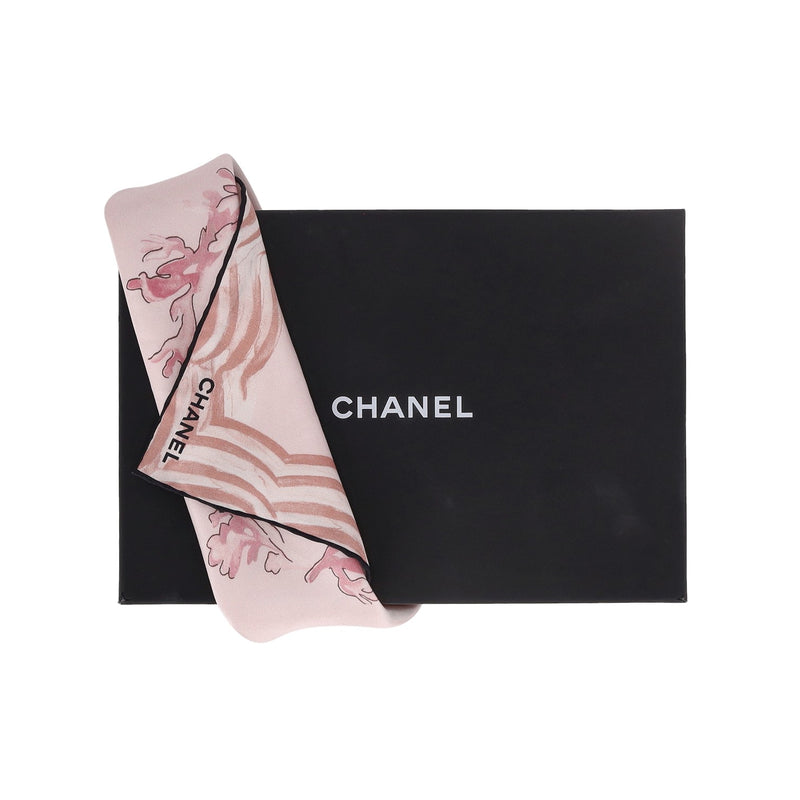 Chanel 'CC' Logo Silk Scarf