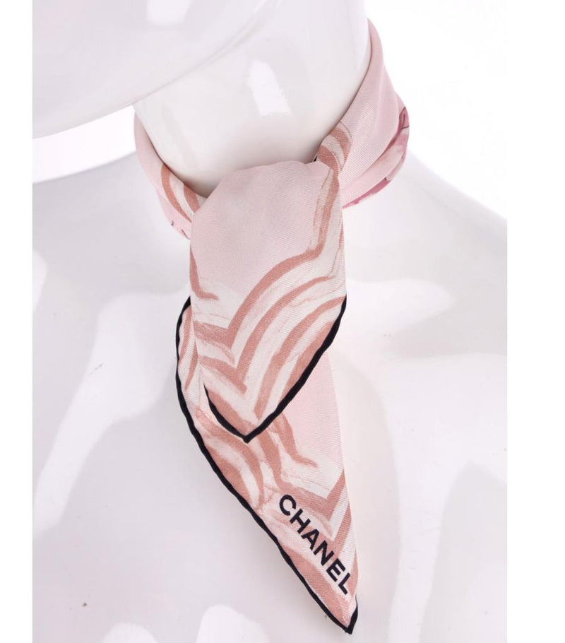 Chanel 'CC' Logo Silk Scarf