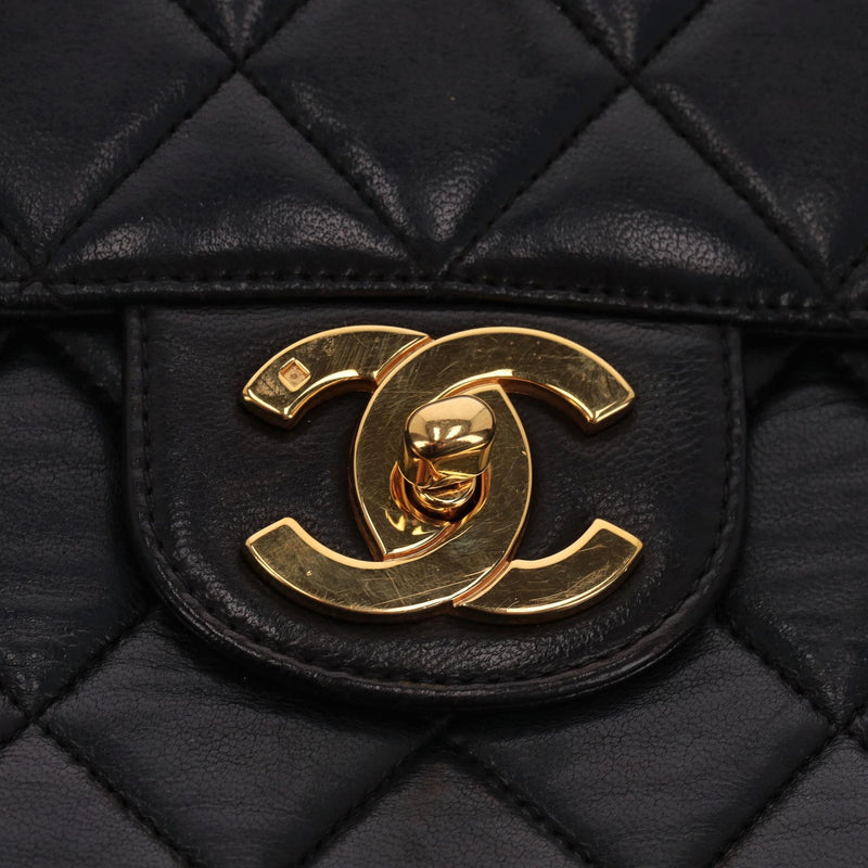 Chanel Jumbo Vintage Lambskin Leather Quilted Timeless Bag