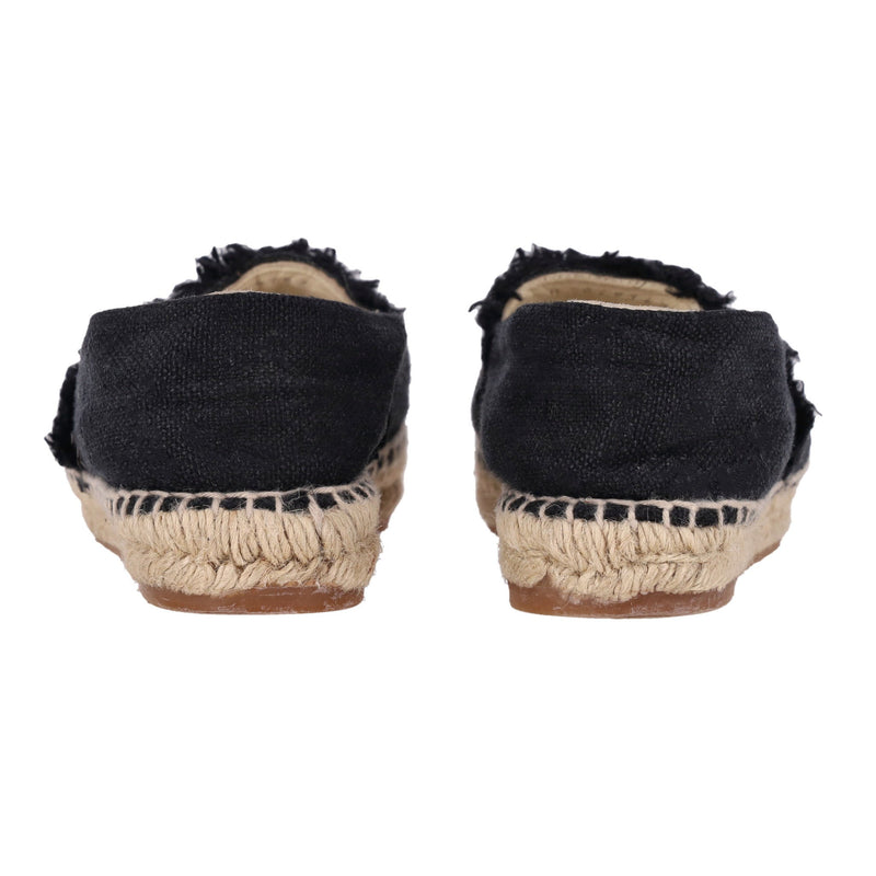 Chanel 'CC' Logo Canvas Espadrilles. Size 35