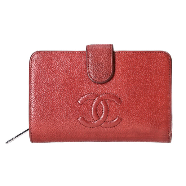 Chanel Caviar Leather Timeless 'CC' Logo Wallet