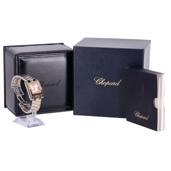 Chopard Happy Sport Diamond, Steel & 18k Rose Gold Watch