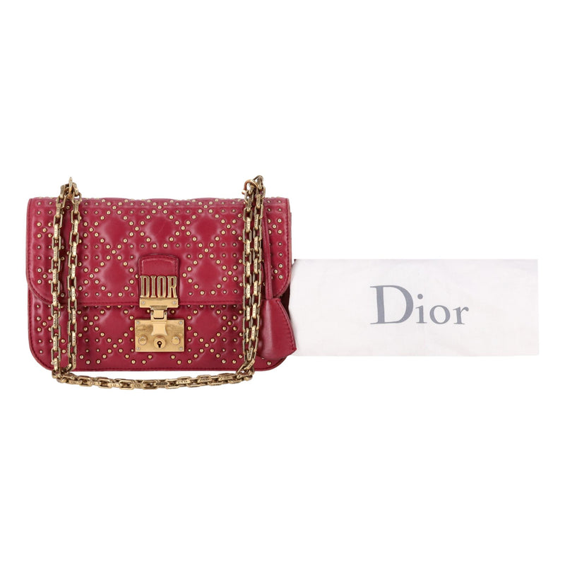 Christian Dior Cannage Dioraddict Large Studded Bag