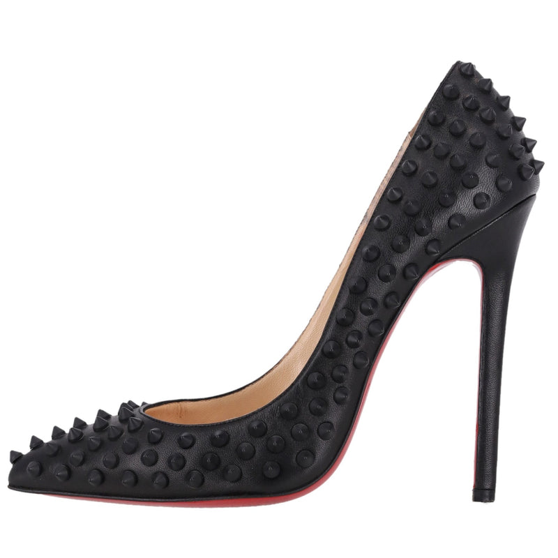 Christian Louboutin Pigalle Spikes Matte Leather Pumps. Size 39