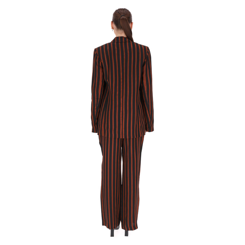 Claudie Pierlot Striped Jacket & Trousers Suit. Size 38FR