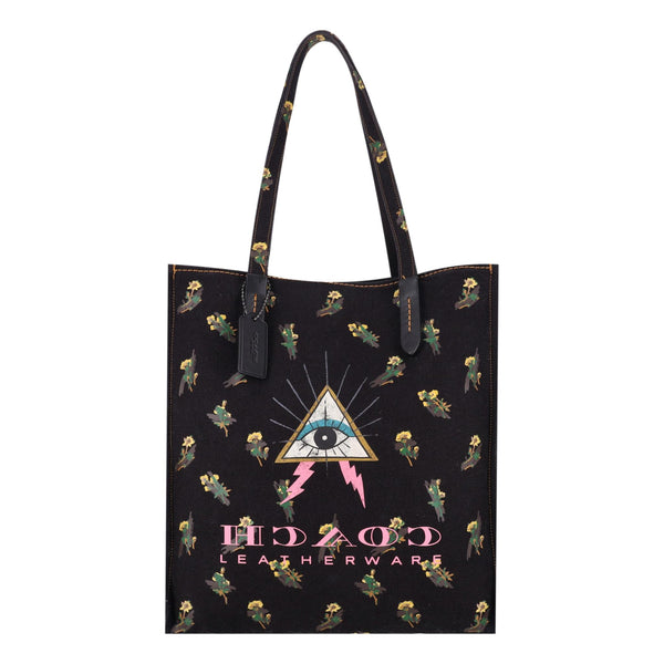 Coach Pyramid Eye Canvas Tote Bag