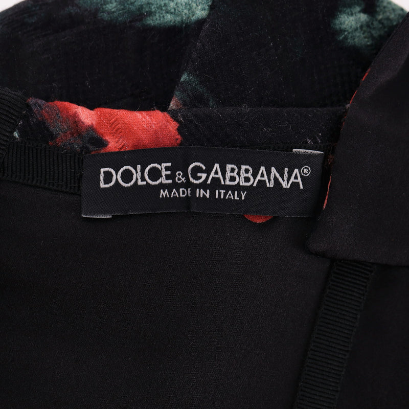 Dolce & Gabbana Silk & Wool Blend Corset Dress. Size 42IT