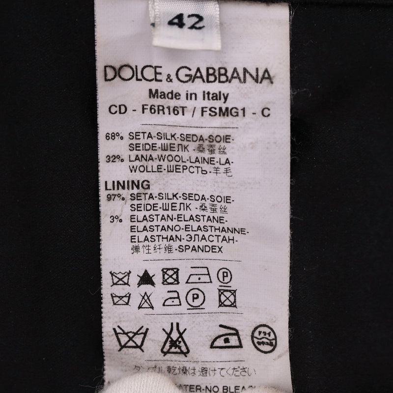 Dolce & Gabbana Silk & Wool Blend Corset Dress. Size 42IT